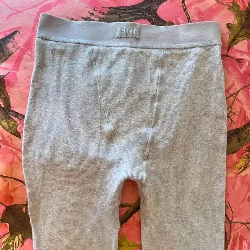 SKIMS cotton rib leggings in black high waisted