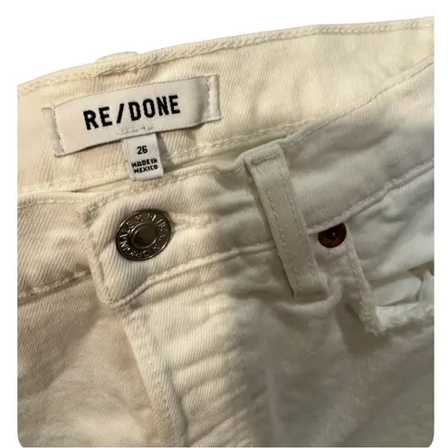 RE/DONE 70s Stovepipe Jeans – Worn White
Size: 26
Made in: Mexico