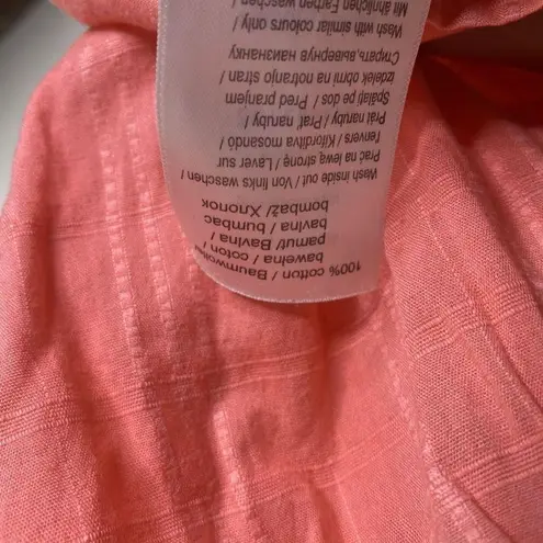 Orsay Pink Peach Dainty Crochet Lace Cotton Tank Top India Size EU 34, US 4