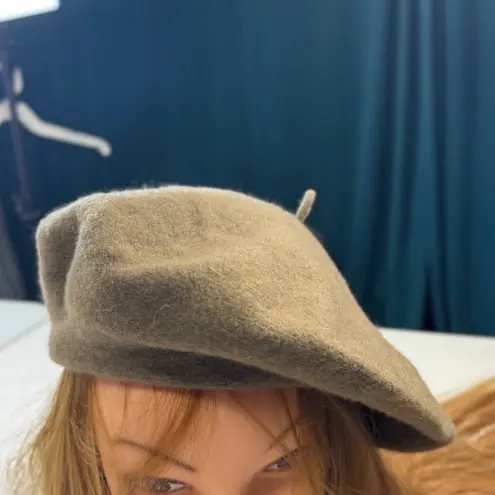 Wool Basque Beret Hat Cloche Warm Winter French Style Olive Green South Africa Green