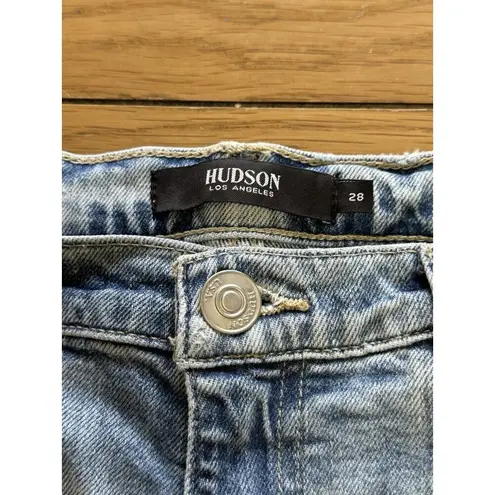 Hudson Size 27 Women REMI Straight Ankle Denim Jeans Preppy City Designer Modern