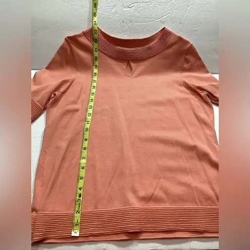 Pendleton women’s Pink Boxy Blouse size large silk blend