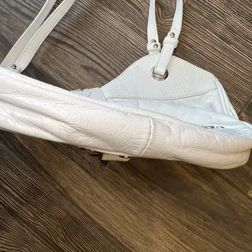 Maurizio Taiuti White Leather Bag