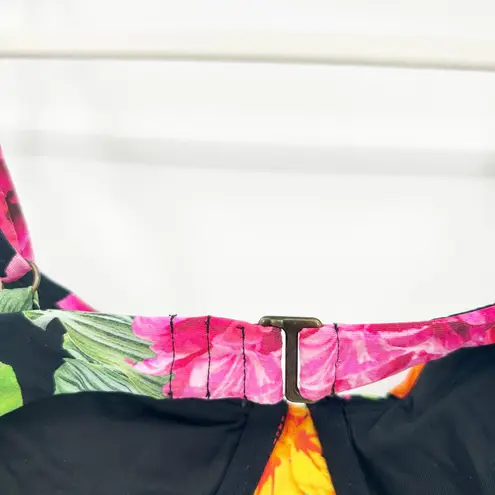 ANDIE  Womens Beach Resort The Bermuda Underwire‎ Tropical Floral Swim Bikini Top