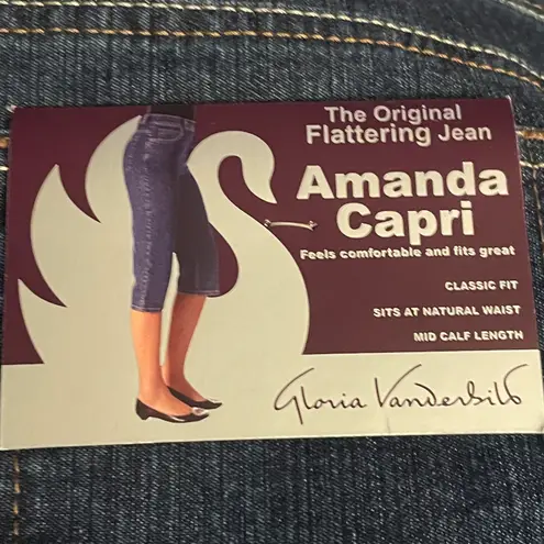 Gloria Vanderbilt Amanda Capri Jeans