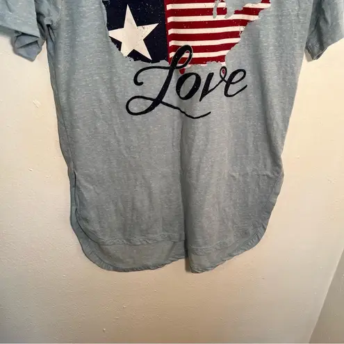 Royce Brand Tunic T-Shirt Land That I Love American Flag
