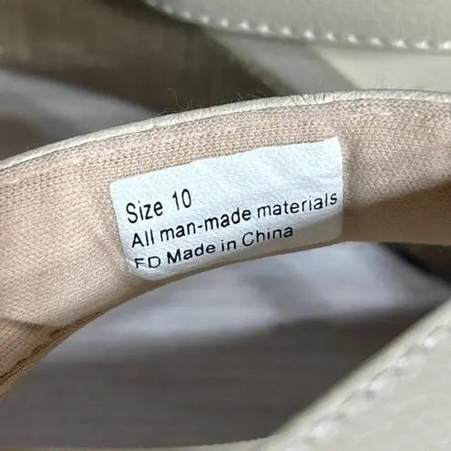 Volatile Womens 10 Wedge Bahama Flip Flop Sandals Tan Beige Comfort New