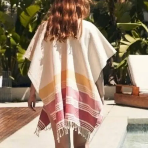 Tribe Alive *5/$25* Beach Cover up Poncho "Sunburst" One Size