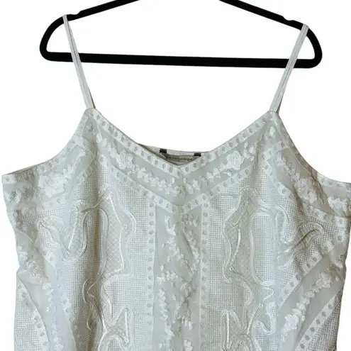 Soft Surroundings White Cami Top Fairy Coquette Whimsy Boho Romantic Size 1X