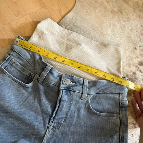 BLANQI Maternity Straight Leg Light Wash Jeans Size 0 Blue