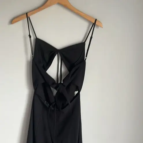 NBD Revolve x  Tie Me Down Black Midi Dress