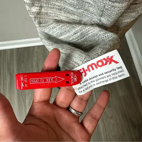 NWT ATM Anthony Thomas Melilla Sweatshirt Dress Stone Blast Size Large