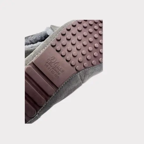 Dearfoams Dluxe Fernie Genuine Shearling Moccasin Slippers