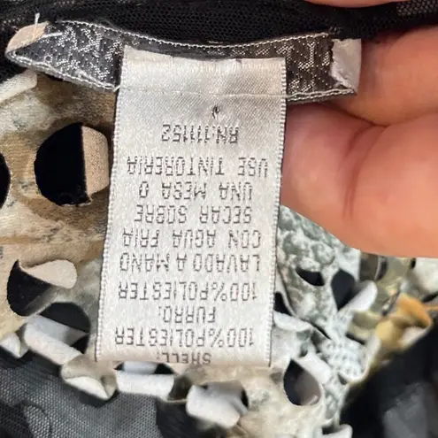 Alberto Makali Open Cardigan Womens Top Sz S Boho Sheer Festival Animal Whimsy - Image 9