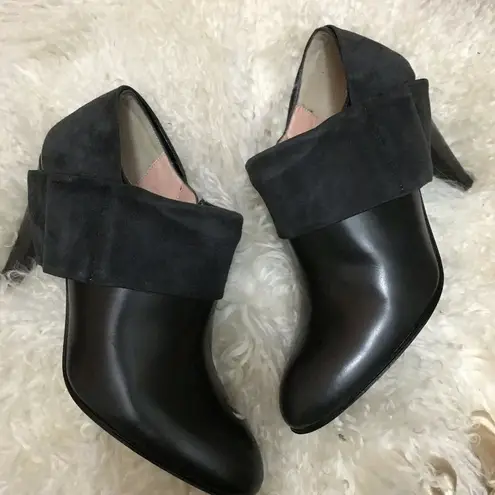 Nanette Lepore  Black leather Booties Size 6