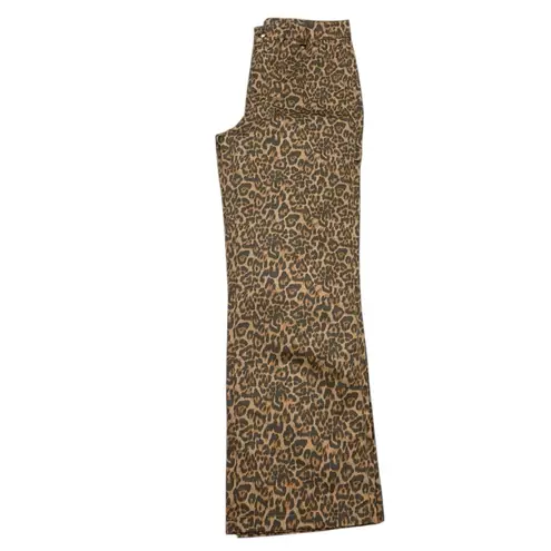Noisy May Leopard Print Straight Leg Pants Medium NWOT Nordstrom
