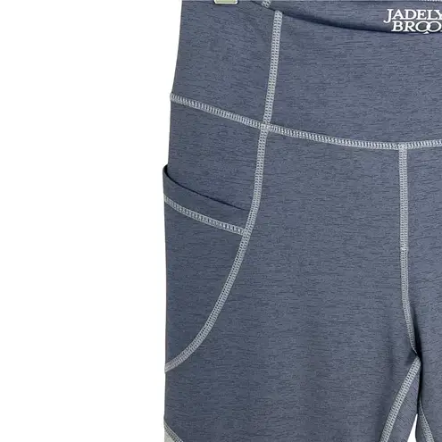 Jadelynn Brooke JLB Fit 3 Tier Colorblock Athletic Leggings Pockets S Athleisure