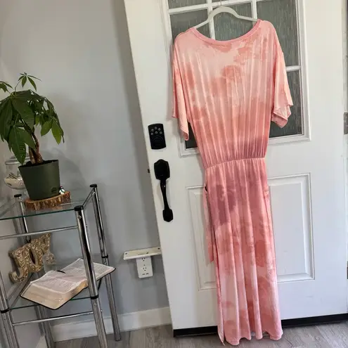 Free People  Maxi Dress in Pink and Orange size S