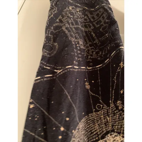 Harry Potter Women's Graphic Print Pajama Lounge Pants Size Large/XL Black