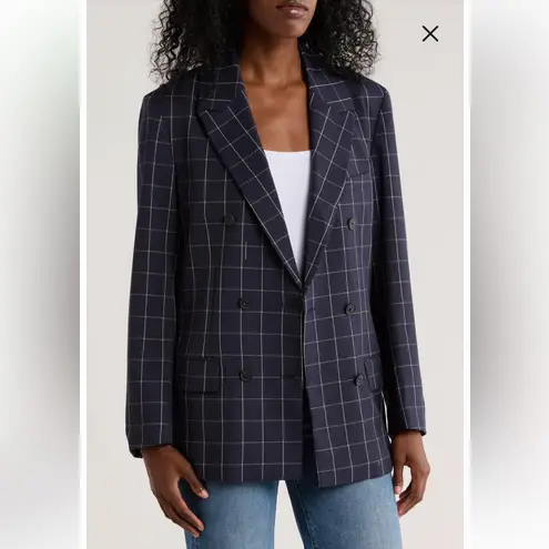 French Connection  Windowpane Double Breasted Blazer  
Size Small - Image 2