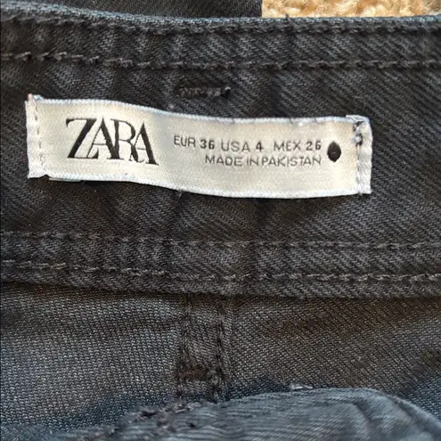 ZARA  Jeans The Marine Straight Slim Fit Relaxed Leg High Rise Size 4