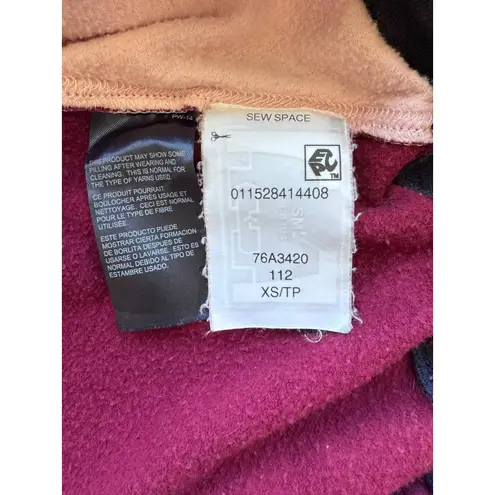 Tommy Hilfiger  Denim Colorblock Sweatshirt XS Oversized Fit Retro Pullover