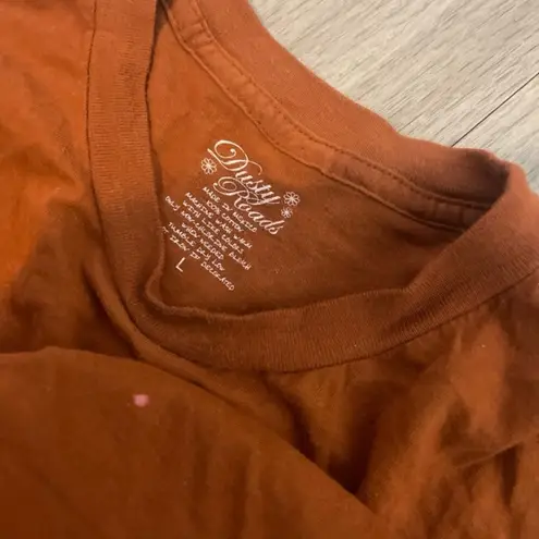 None Texas Longhorns Women's Orange Tee