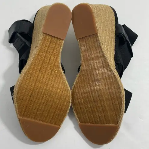 Tahari NEW Wiley Caged Stretch Espadrille Wedge Sandals Size 10 Shoes