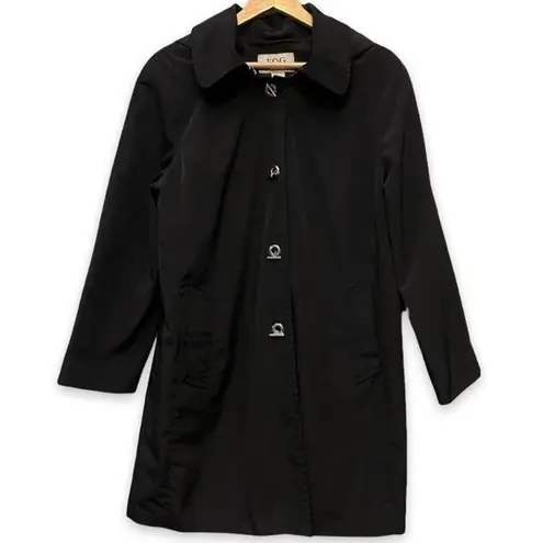 London Fog FOG by  Black Trench Coat