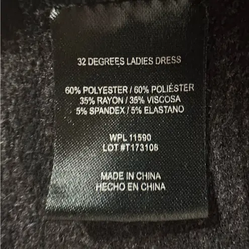 32 Degrees Heat 32 Degrees Cool Women's Relaxed Fit Pullover Dress Size M