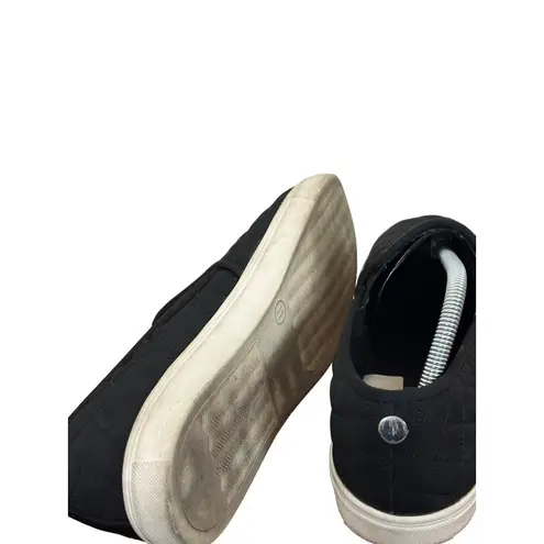 Mossimo Womens SZ 11 Puffer Quilted Slip on Shoes Black Sku 2679