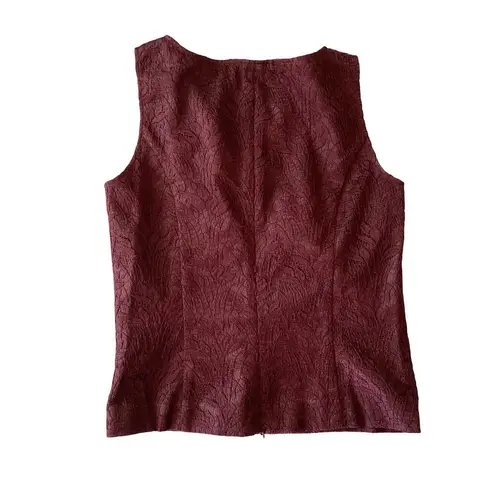 Travis Ayers Wine Red Blazer and Blouse Set Size 6