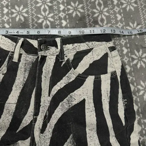 Ksubi NEW Pointer Wild Static Animal Print Black & White Size 25