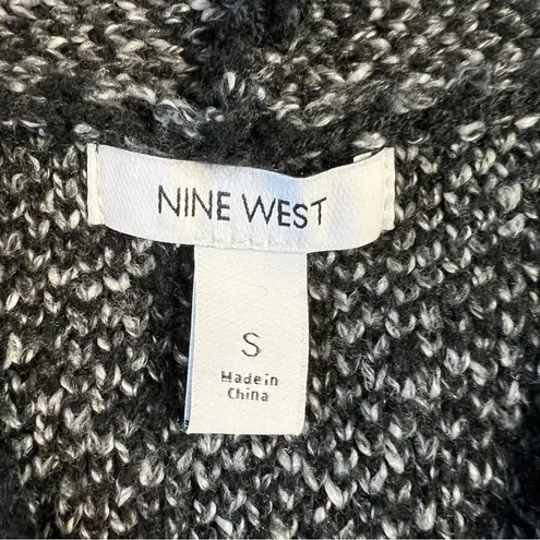 Nine West  Women's Small Black Grey Cardicoat Soft Business Casual