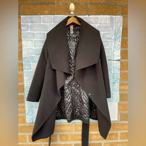 RUD by RUDSAK Trench Coat Notch Lapel Coats Windproof Jackets Overcoat small Black