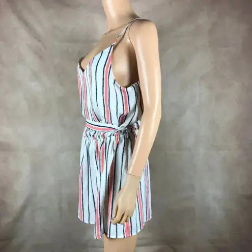 One Clothing Pastel Striped Romper NEW Large