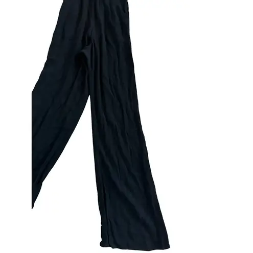 Flynn Skye Womens Black Deep V Jumpsuit Size S