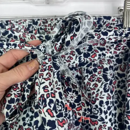 Sim & Sam ⭐️2/$10 Tie Waist Casual Floral Boho Wide Leg Pants Size Small - Image 6