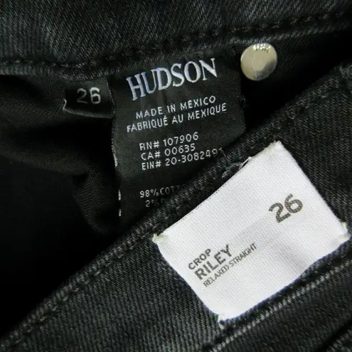 Hudson Jeans NWT HUDSON Riley in Mythology Star Grommet Relaxed Boyfriend Jeans 26 $285