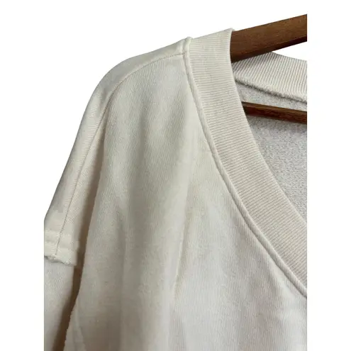 Michael Stars Los Angeles V Neck Long Sleeve Sweatshirt Top