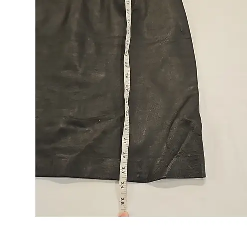 New! Black Leather Halter Lace Up Back Mini Dress Shape FX Newport News, 10