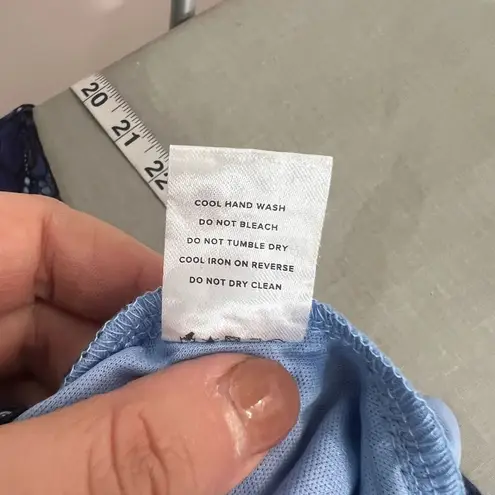 About Us Women's Angeline High Low Mermaid Ruffle Dress In Indigo Size XS NWT