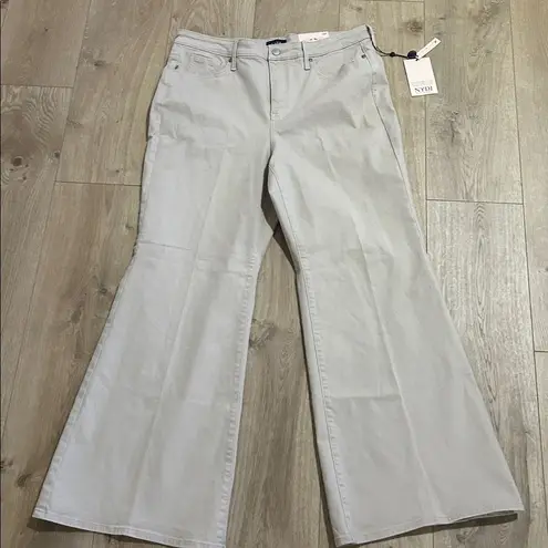 NYDJ Mia Palazzo Jeans With High Rise, color Feather, Size 14P, NWT