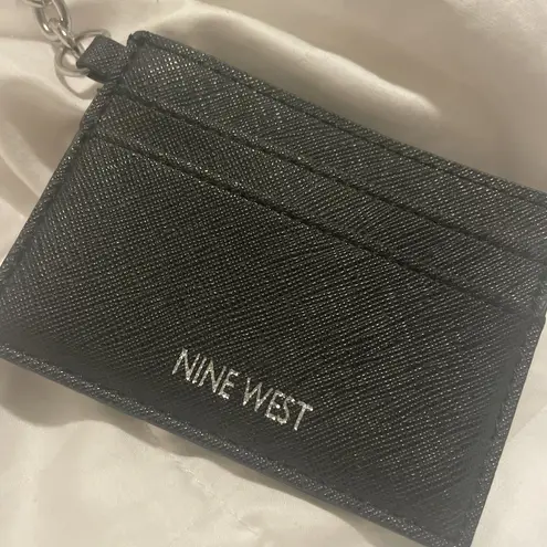 Nine West  Credit Card Holder Black faux leather
