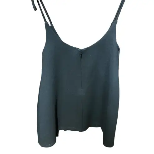 Tiger Mist  Black Spaghetti Tie Strap Swing‎ Tank Top Size XS