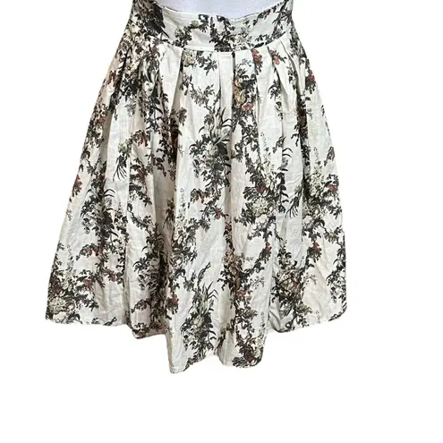 Agua Bendita Menta Dress Women’s Size Small Floral Fit & Flare Puff Sleeve Mini