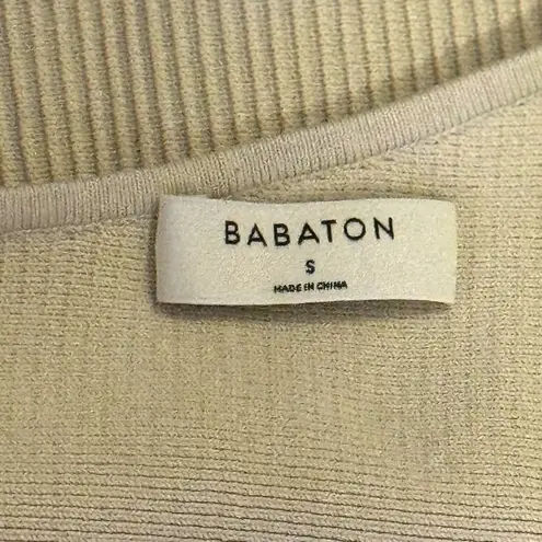 Babaton Aritzia Sculpt Knit One-Shoulder Cropped Tank Stretchy Tight Small