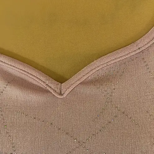 Finesse vintage sparkly top size medium Pink