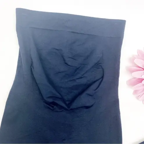 BLANQI Maternity Belly Support Crop Leggings: Navy Blue Size undefined