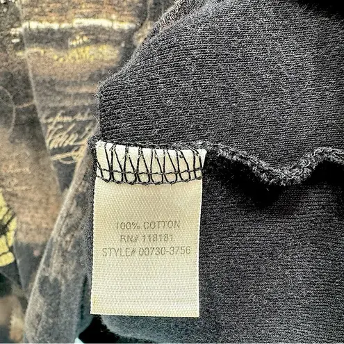 Christopher & Banks Patriotic Stars and Stripes God Bless America Sequined Top L